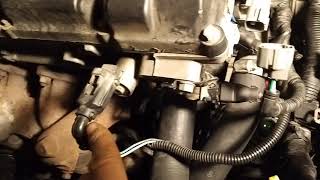06 tucson 2.0 thermostat remove and replace part 2