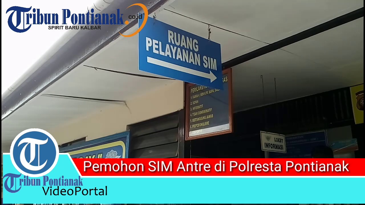 Pemohon SIM Antre - YouTube