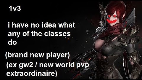 Lost Ark Shadowhunter PvP 1v3 (first 30 minutes of playing pvp for first time)