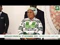 Message dominical de maman marie muilu diangienda du 26 novembre 2023