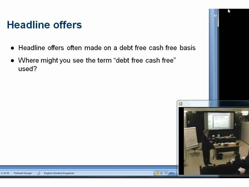 What Is Debt Free Cash Free YouTube What is debt free cash free youtube