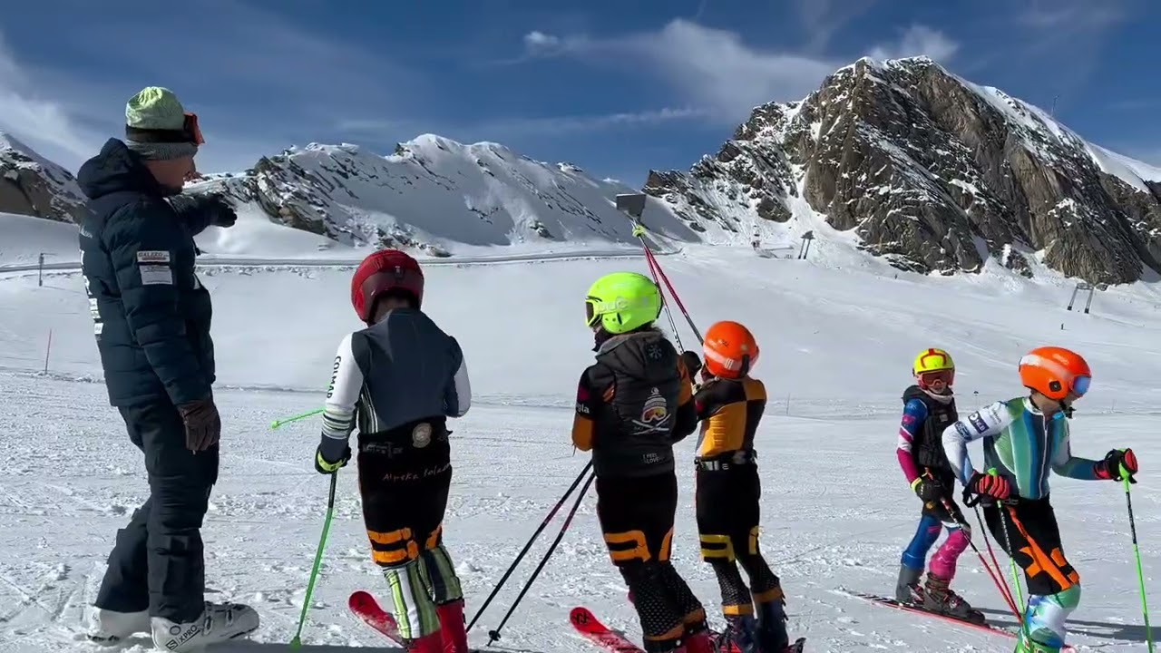 Alpska šola na ledeniku Kitzsteinhorn | Ekipa U10 & U12 | Sezona 2024/25