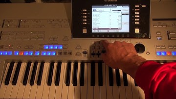 Tyros4 - how to create Custom Drum