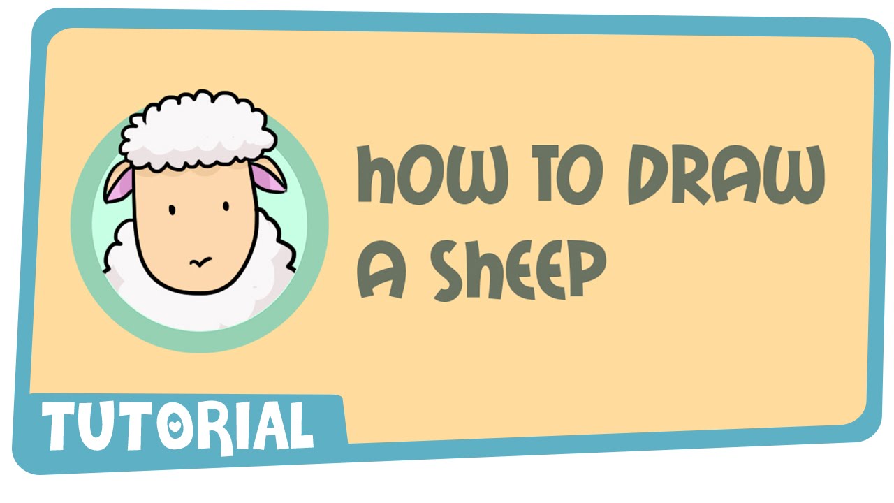 How To Draw A Sheep Tutorial Menggambar Domba YouTube