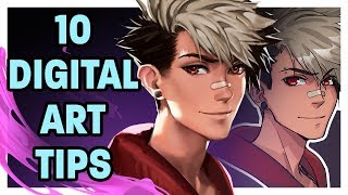 【10 Digital Art Tips】 For Beginners