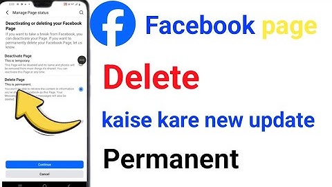 facebook page delete kaise kare new update | how to delete facebook page