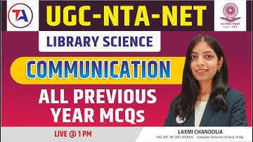 UGC NET Library Science Communication Previous Year Questions | UGC NET 2023 | Library Science MCQs