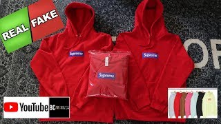 Supreme Box Logo Hoodie FW17 Red