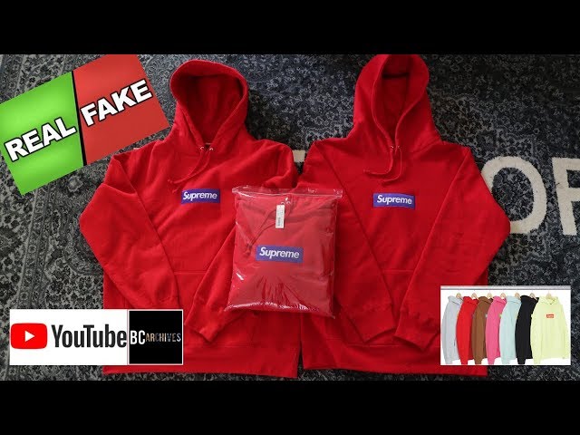 Supreme Box Logo Hoodie Real Vs Fake