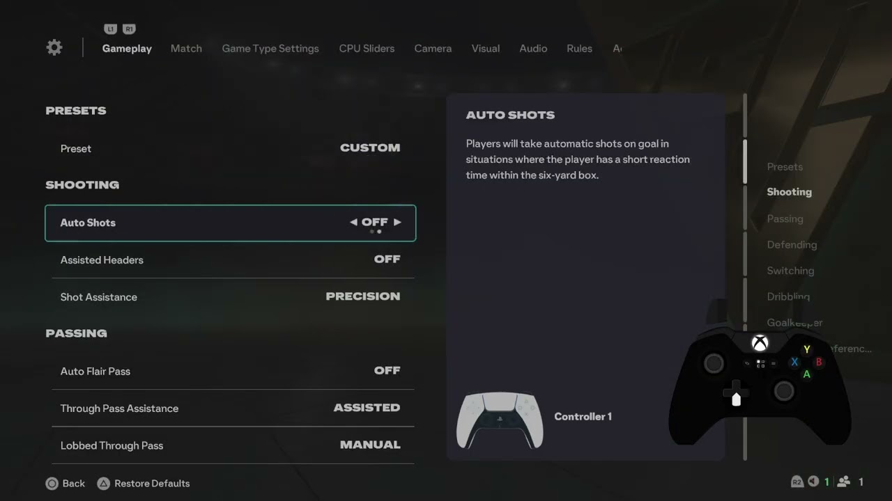 FC26 ( FIFA 26 ) - How to Change Lobbed Through Pass Assistance Mode