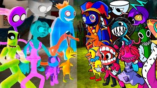 Ghost Rainbow Friends vs Tadc Rainbow Friends Friday Night Funkin Mod Roblox