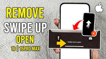 How To Remove Swipe Up to Open on iPhone 16  15 Pro Max