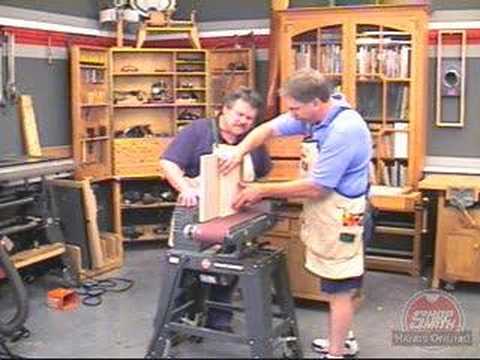 "Fitting Drawers with a Belt Sander "