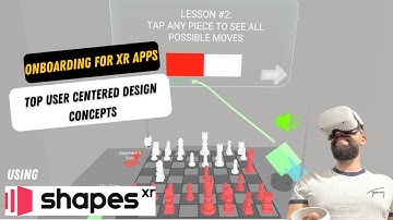 User Centered Design Concepts For Onboarding In XR Made With ShapesXR #shapesxr #usercentereddesign