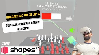 User Centered Design Concepts For Onboarding In XR Made With ShapesXR #shapesxr #usercentereddesign