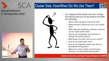 Cluster sets: current methods for introducing variations to training sets