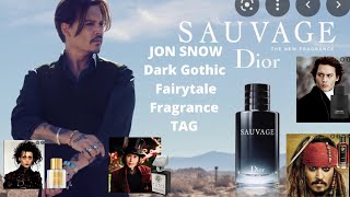 Jon Snow Dark Gothic Fairytale Fragrance Tag - Scenting Johnny Depps Characters