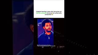 Famous The Weeknd being booed after losing his voice is actually heartbreaking 💔 #theweeknd Wealth