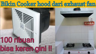 Make a cheap and cheerful exhaust hood above the stove [DIY cooker hood] #cookerhood