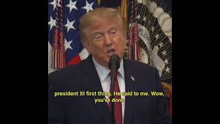 “Wow you've done a Good Job!” He said that in Chinese btw - Trump about Xi “Wow you've done a Good Job!” He said that in Chinese btw - Trump about Xi