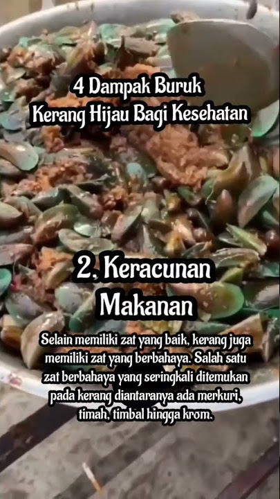 4 Dampak Buruk Kerang Hijau Bagi Kesehatan #viral #marineanimals