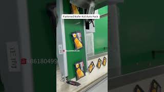 Celebrity Automatic Flattened Wafer Roll  Packing solution with trays #waferrolls #waferbiscuits #packaging Profile