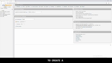 XAMPP - Open localhost and MySQL - CREATE and DROP Table - Tutorial