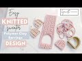 Easy Knitted Polymer Clay Earrings Design || Hyacinth Handmade