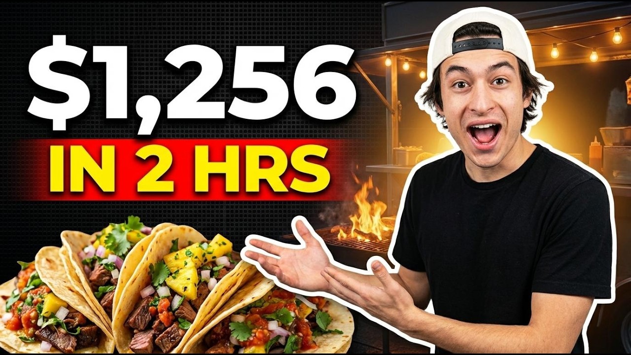 This 18-Year-Old Made $1,256 in 2 Hrs Selling Tacos (With Just a