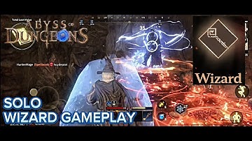 SOLO WIZARD GAMEPLAY - Abyss of Dungeons