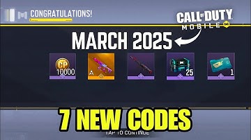 *NEW* CODM 17 WORKING NEW REDEEM CODES MARCH 2025 | NEW CODM REDEEM CODES MARCH 2024|REDEEM CP