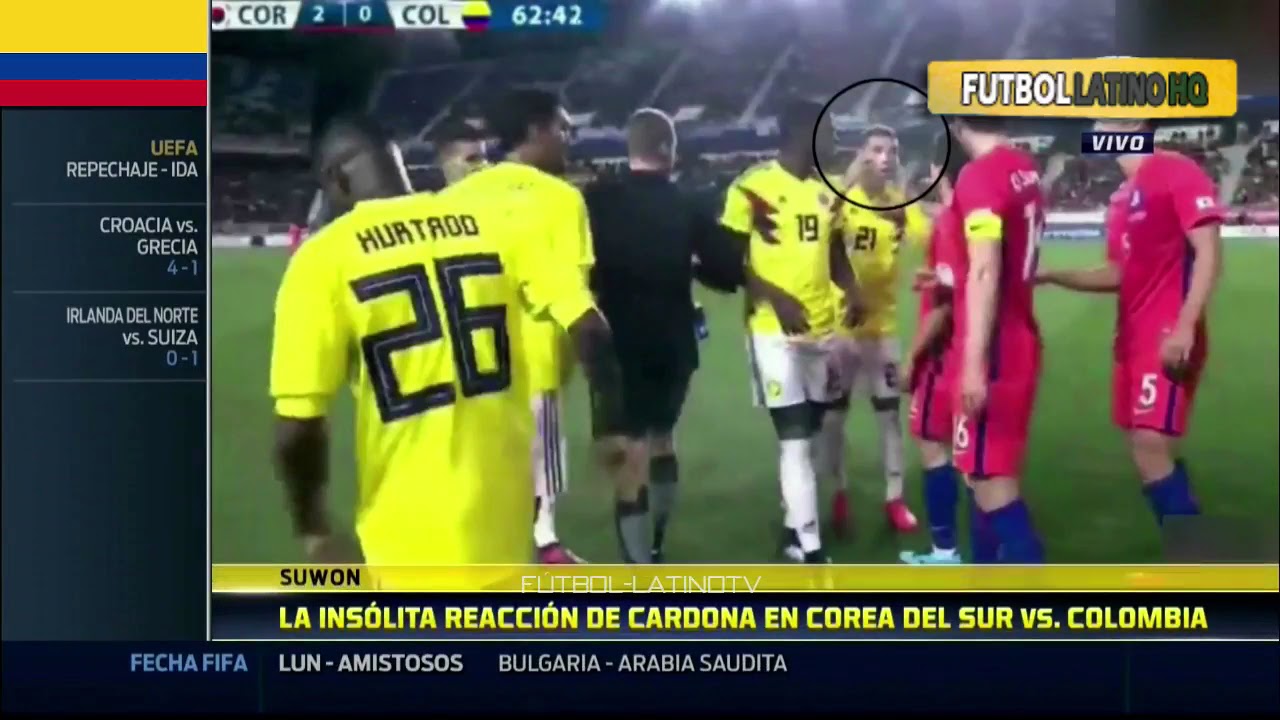Corea del Sur vs Colombia 2 1 RESUMEN GOLES All Goals Amistoso Friendly ...