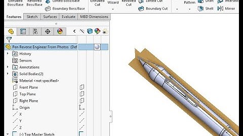 How to Reverse Engineer from Pictures (SolidWorks)
