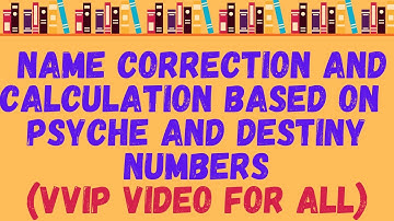 Name Correction and Name Numerology | Mulank | Bhagyank #numerology #namenumerology #education