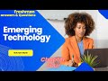 Emerging Technology | Chapter Four Final Exam Questions