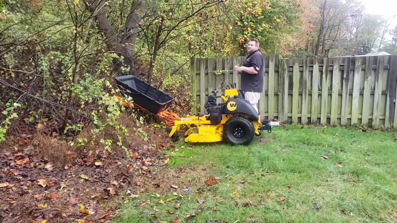 Kart Mate attacks a hill full of brush YouTube