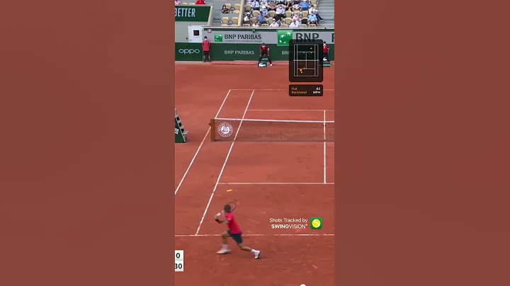 Classic from the King 👑 #SwingVision #Shorts #RolandGarros