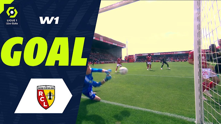 Goal Florian SOTOCA (11' - RCL) STADE BRESTOIS 29 - RC LENS (3-2) 23/24