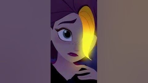 Rapunzel’s Hair Actually Grew Back #shorts #disney #tangled