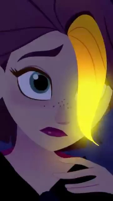 Rapunzel’s Hair Actually Grew Back #shorts #disney #tangled