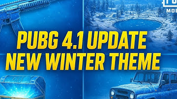 4.1 UPDATE NEW WINTER EVENT  IN PUBG MOBILE😍 | BEST FEATURES