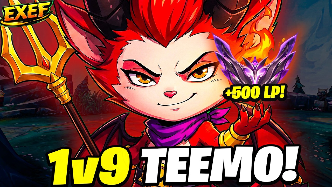TEEMO SEVMEYENLERİN GİZLİCE İZLEYİP HAYRET EDECEĞİ O VİDEO (500 LP OLDUM!)