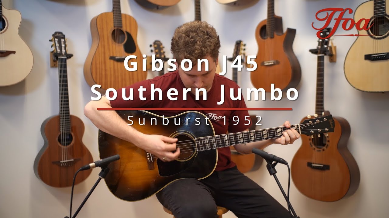 Gibson J45 Southern Jumbo Sunburst 1952 played by Milo Groenhuijzen