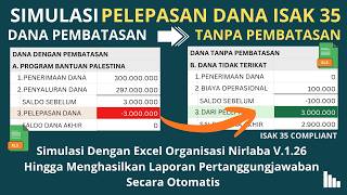 Excel Untuk Membuat Laporan Keuangan Nirlaba (ISAK 35) V.1.26 | Paling Lengkap