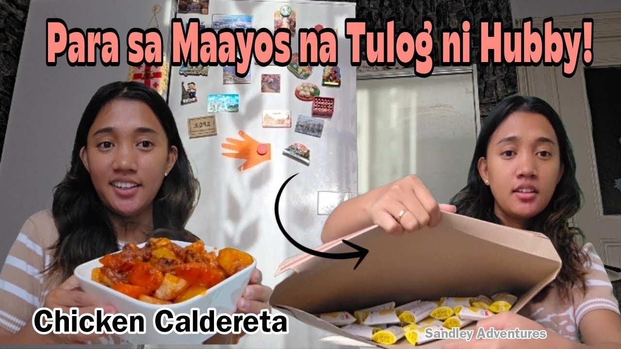 Mahimbing na Tulog ni Mister + Lutong Chicken Caldereta/ Pinaylatviancouple