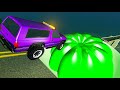 Beamng drive - Open Bridge Crashes over Monster Energy Drink Jello