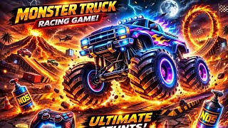 モンスタートラック クレイジージャンプ シミュレーター 🚛🔥 非現実的なスタントモーメント | screenshot 5