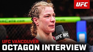 Melissa Croden Octagon Interview | UFC Vancouver