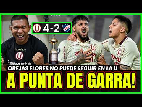 UNIVERSITARIO 4-2 NACIONAL/ goles y Analisis d copa Libertadores/ Orejas Flores No puede ser titular