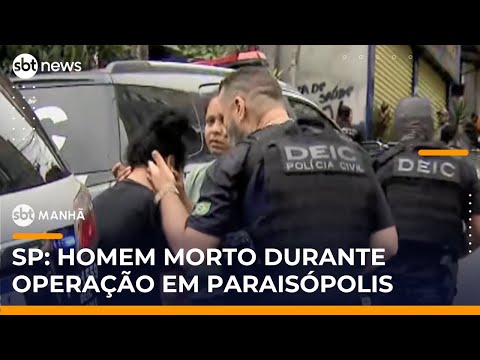 Video ele-nao-tinha-nada-mulher-acusa-policia-apos-morte-em-paraisopolis-em-sp-sbt-manha